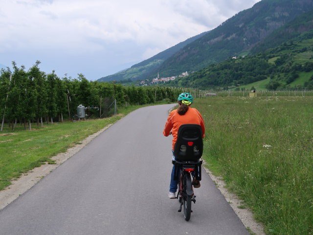 Sabine und Nils zwischen Prad am Stilfser Joch und Eyrs (27. Mai)