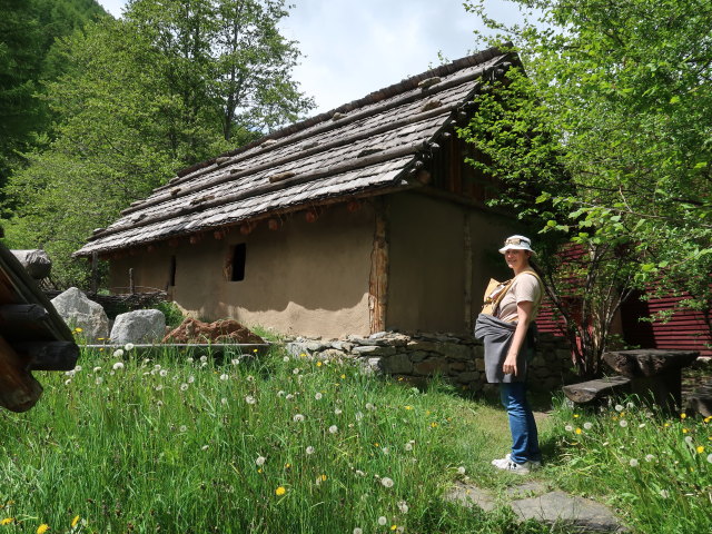 Nils und Sabine im archeoParc Schnalstal in Unser Frau in Schnals (29. Mai)