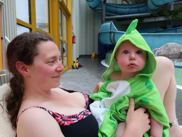 Sabine und Nils in der Erlebnistherme Naturns (31. Mai)