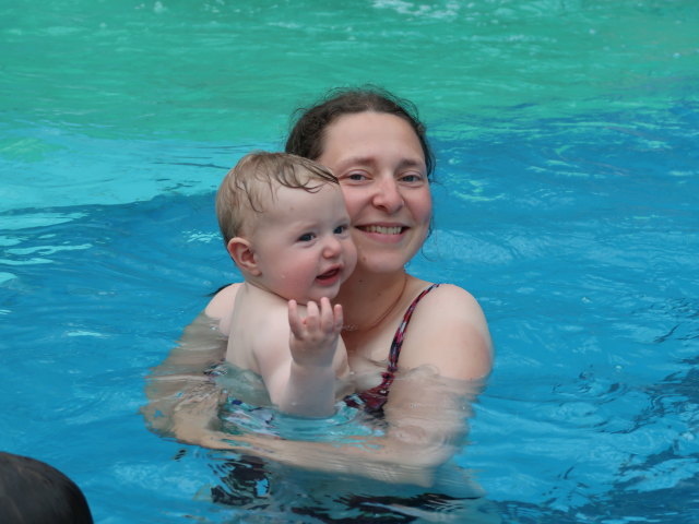 Nils und Sabine in der Erlebnistherme Naturns (31. Mai)