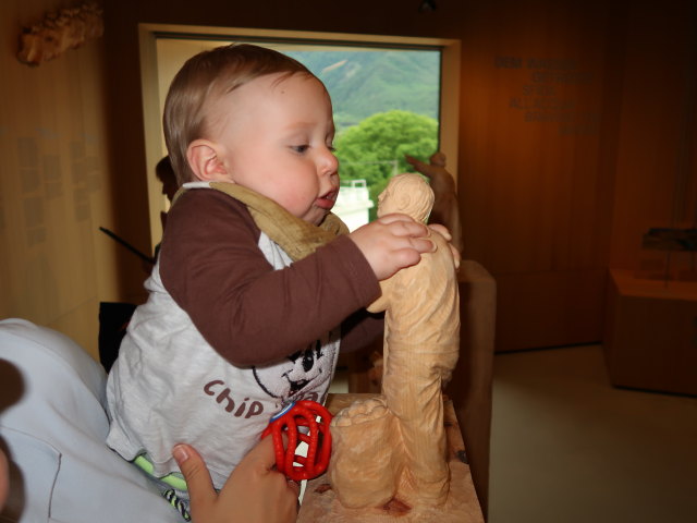 Nils im Naturparkhaus Texelgruppe in Naturns (1. Juni)