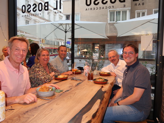 Erich, Doris, ich, Karl und Jakob im Il Bosso