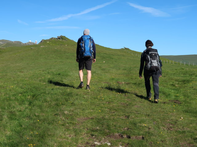 Frank und Carmen zwischen Bürgerhalt und Frauenkogel (15. Juni)