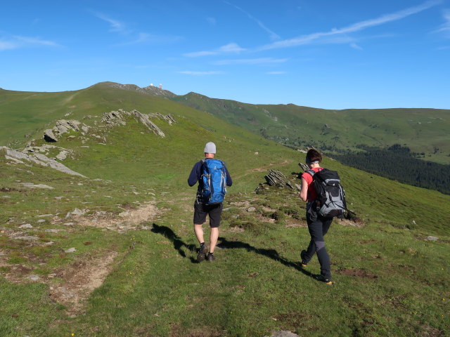 Frank und Carmen zwischen Bürgerhalt und Frauenkogel (15. Juni)