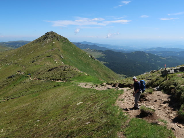 Frank zwischen Kleinem Speikkogel und Seespitz (15. Juni)