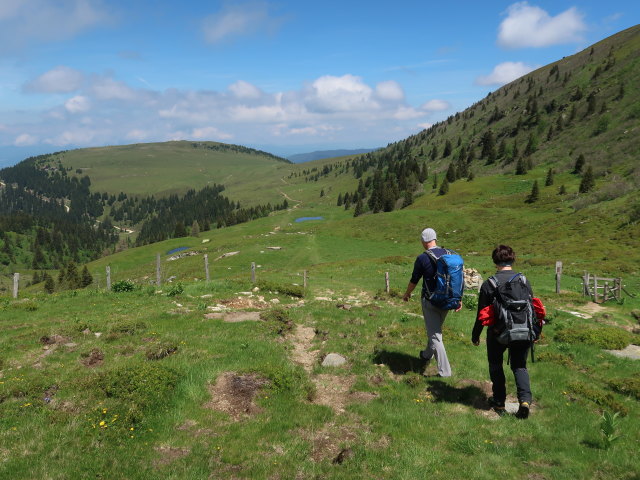 Frank und Carmen im Großen Kar (15. Juni)