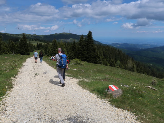 Frank und Carmen zwischen Grillitschhütte und Weinebene (15. Juni)