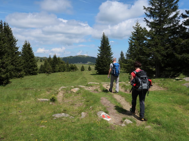 Frank und Carmen zwischen Grillitschhütte und Weinebene (15. Juni)