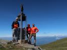 Frank, Carmen und ich am Kleinen Speikkogel, 2.117 m (15. Juni)