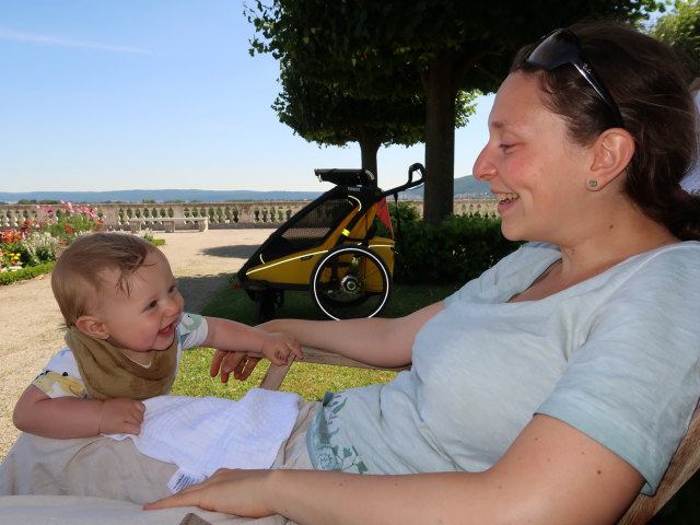 Nils und Sabine auf der Terrasse 5