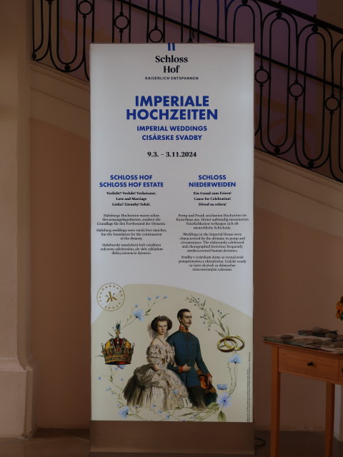 Sonderausstellung 'Imperiale Hochzeiten' im Schloss