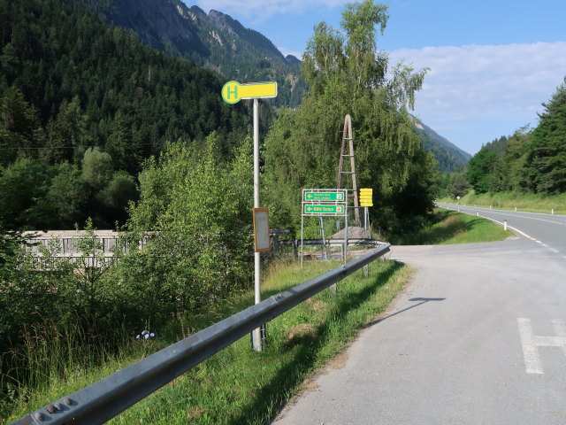 Haltestelle Leisach Luggauerbrückele (29. Juni)