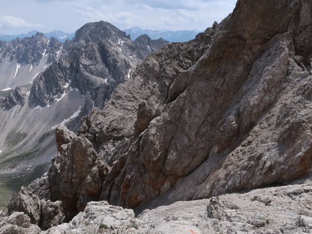 Spitzkofel-Klettersteig: zwischen Einstieg und Linderhütte (29. Juni)