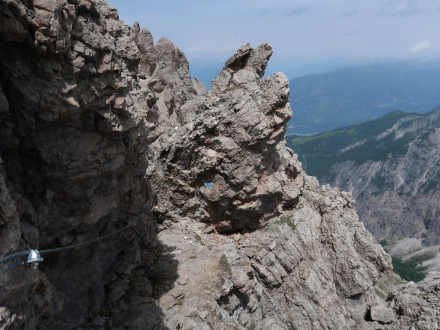 Spitzkofel-Klettersteig: zwischen Linderhütte und Spitzkofel (29. Juni)