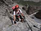 Spitzkofel-Klettersteig: Ich zwischen Einstieg und Linderhütte (29. Juni)