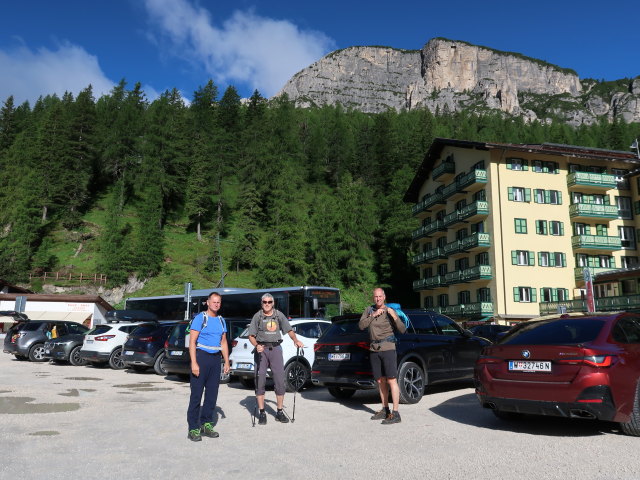 Andreas, Josef und Frank beim Lago di Misurina, 1.756 m