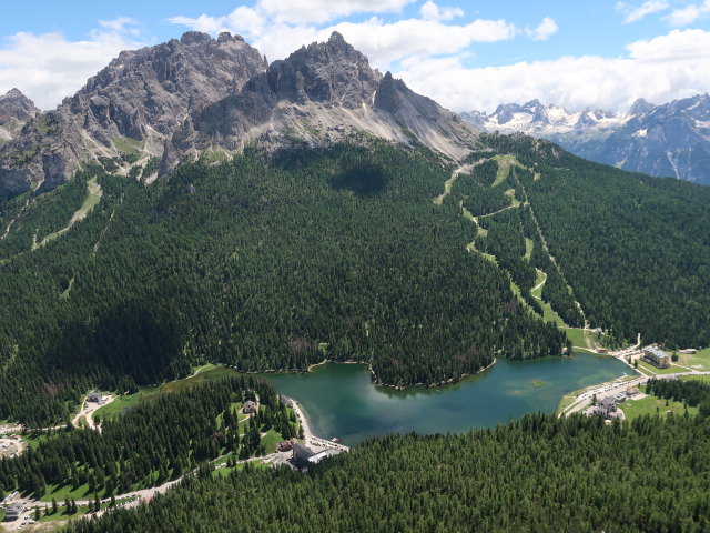 Lago di Misurina von der Via Mazzorana-Adler aus