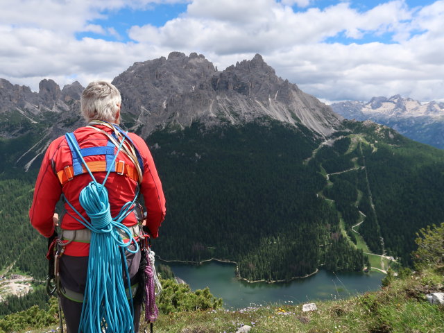 Josef zwischen Monte Popéna Basso und Lago di Misurina