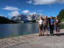 Ich, Frank, Andreas und Josef beim Lago di Misurina, 1.756 m