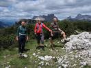 Andreas, Josef und Frank zwischen Monte Popéna Basso und Lago di Misurina