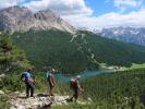 Andreas, Frank und Josef zwischen Monte Popéna Basso und Lago di Misurina