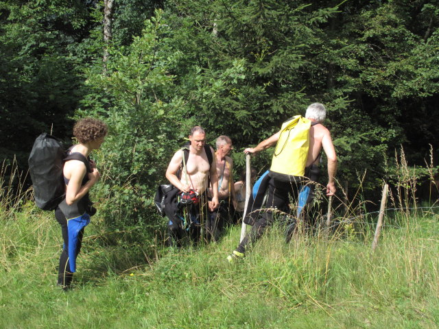 Victoria, Werner, Frank, Sonja und Josef in Trutschnig