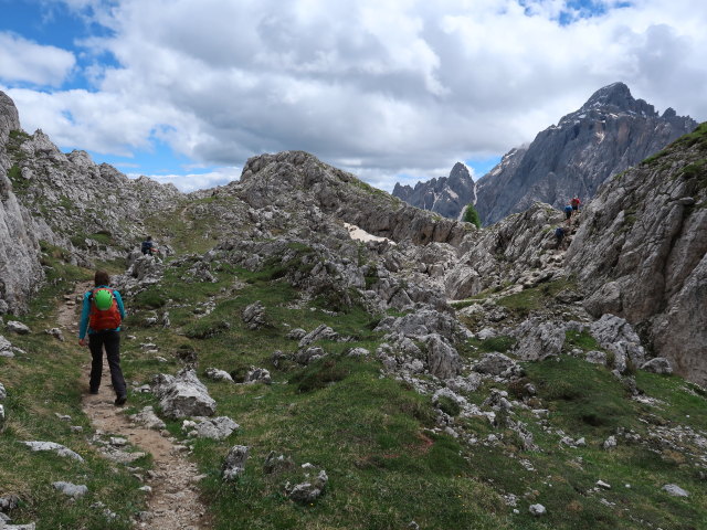 Sonja und Andreas zwischen Arzalpenkopf und Arzalpensattel