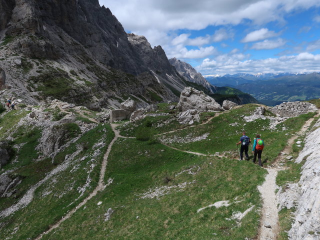 Andreas uns Sonja im Arzalpensattel, 2.291 m