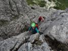 Ferrata Campanile Colesei: Sonja, Andreas und Josef