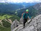 Ferrata Campanile Colesei: Andreas und Sonja