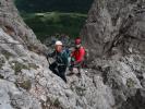 Ferrata Campanile Colesei: Andreas und Josef