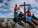 Ich, Sonja, Werner, Josef, Frank und Andreas am Arzalpenkopf, 2.371 m