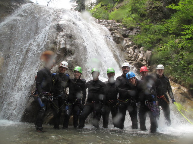 Ich, Victoria, Sonja, Andreas, Thomas, Frank, Arian, Werner und Josef