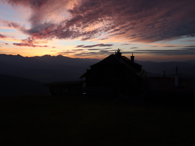 Speiereckhütte, 2.066 m (14. Juli)