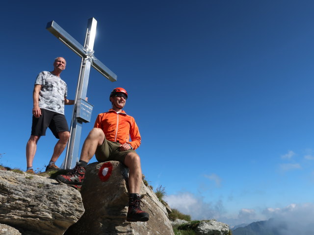 Frank und ich am Schareck, 2.466 m (14. Juli)