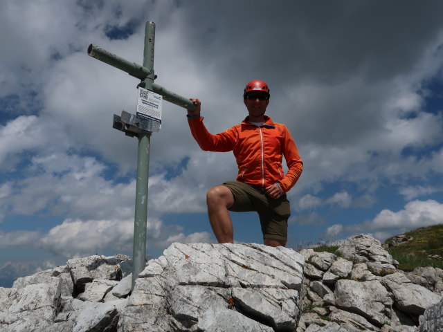 Ich am Vorderen Weißeneck, 2.550 m (14. Juli)