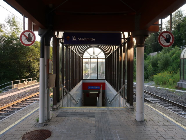 Bahnhof Rottenmann Stadt, 667 m