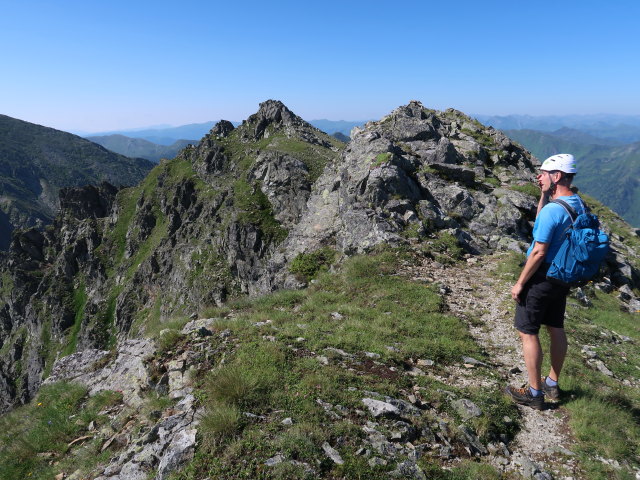 Frank zwischen Gefrorenem See und Sonntagskarspitze