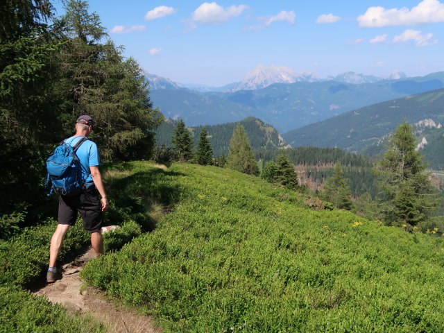 Frank am Langmannweg zwischen Großem Hengst und Edelrautehütte