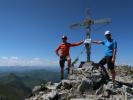 Ich und Frank am Großen Bösenstein, 2.448 m