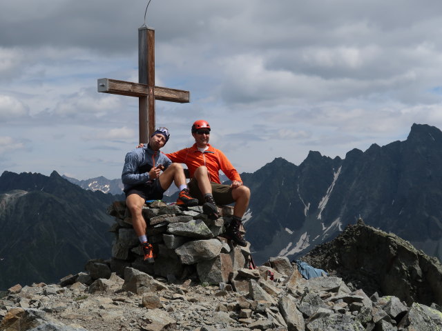 Christoph und ich am Wildnörderer, 3.011 m (26. Juli)