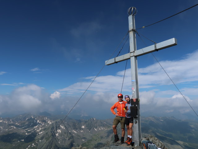 Ich und Christoph am Glockturm, 3.353 m (27. Juli)