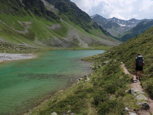 Christoph beim Smaragdsee (27. Juli)