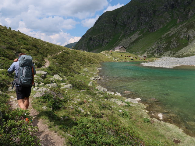 Christoph beim Smaragdsee (27. Juli)