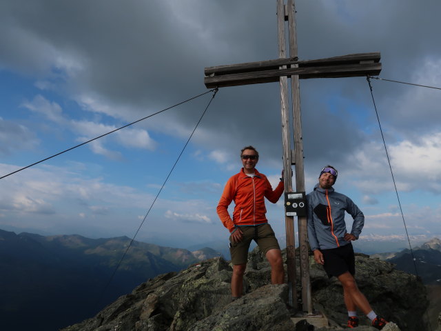 Ich und Christoph auf der Nauderer Hennesiglspitze, 3.042 m (28. Juli)