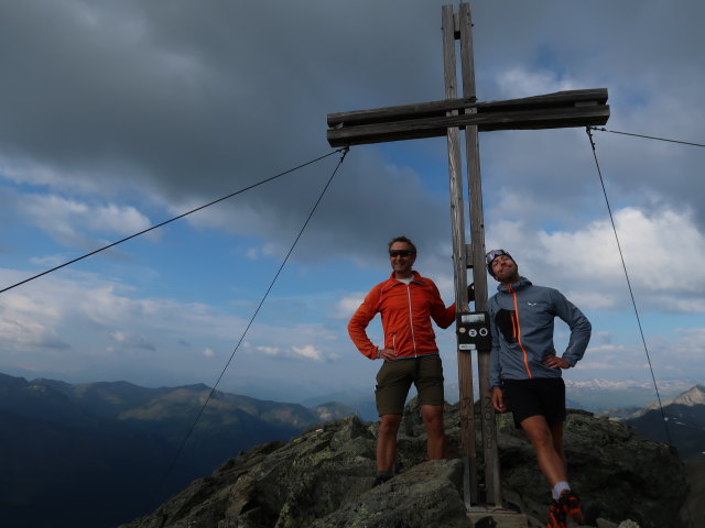 Ich und Christoph auf der Nauderer Hennesiglspitze, 3.042 m (28. Juli)