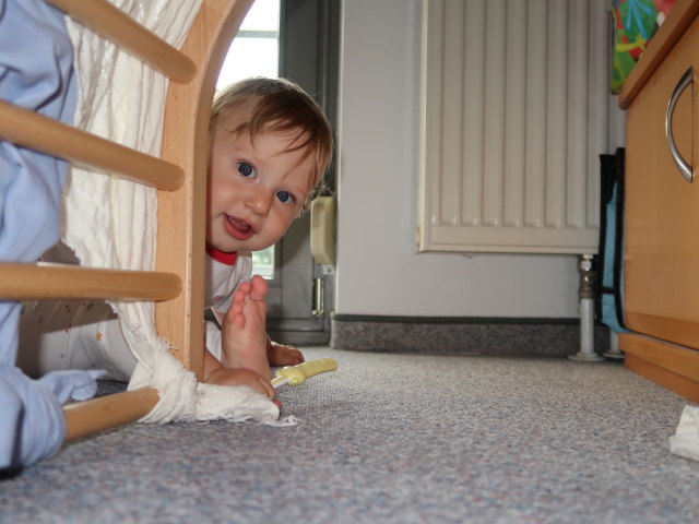 Nils in unserer Wohnung