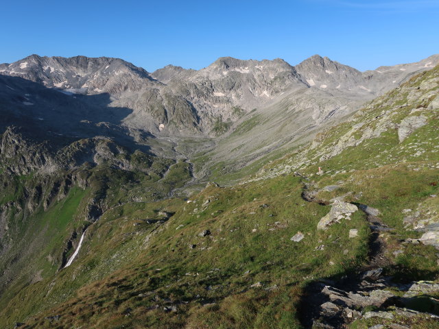 zwischen Fallboden und Unterem Schwarzhornsee (12. Aug.)