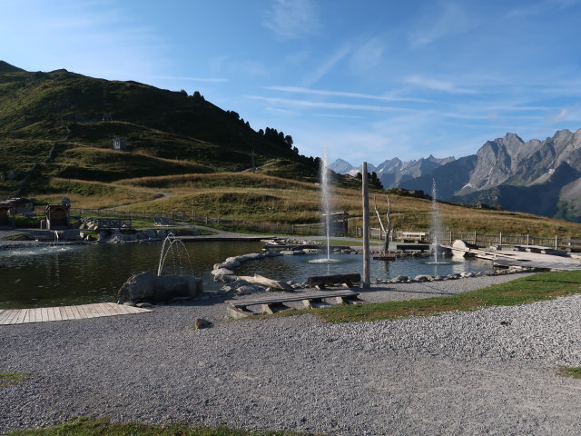 zwischen Bergstation der Ahornbahn und Filzenkogel