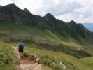 Frank zwischen Karl-von-Edel-Hütte und Bergstation der Ahornbahn